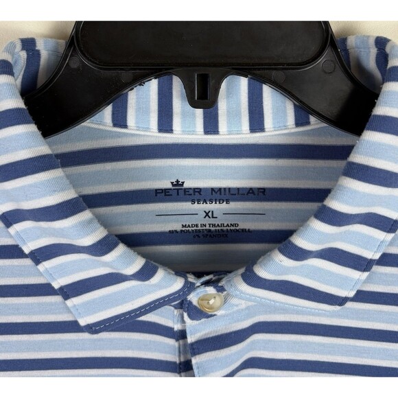 Men’s Peter Millar Striped Polo Shirt / Size XL / Short Sleeve - Picture 5 of 5